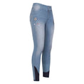 Load image into Gallery viewer, Imperial Riding Kids Riding Breeches Demi-Light Denim-128