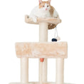 Load image into Gallery viewer, Armarkat Real Wood Spacious Thick Fur Cat Tower W Lounge