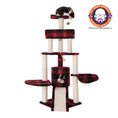 Load image into Gallery viewer, Armarkat Real Wood Spacious Thick Fur Cat Tower W Lounge