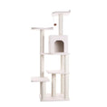 Load image into Gallery viewer, Real Wood B6802 Classic Cat Tree In Ivory 6 Levels Condo