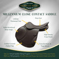 Load image into Gallery viewer, Henri De Rivel  Millennium Covered Close Contact Saddle
